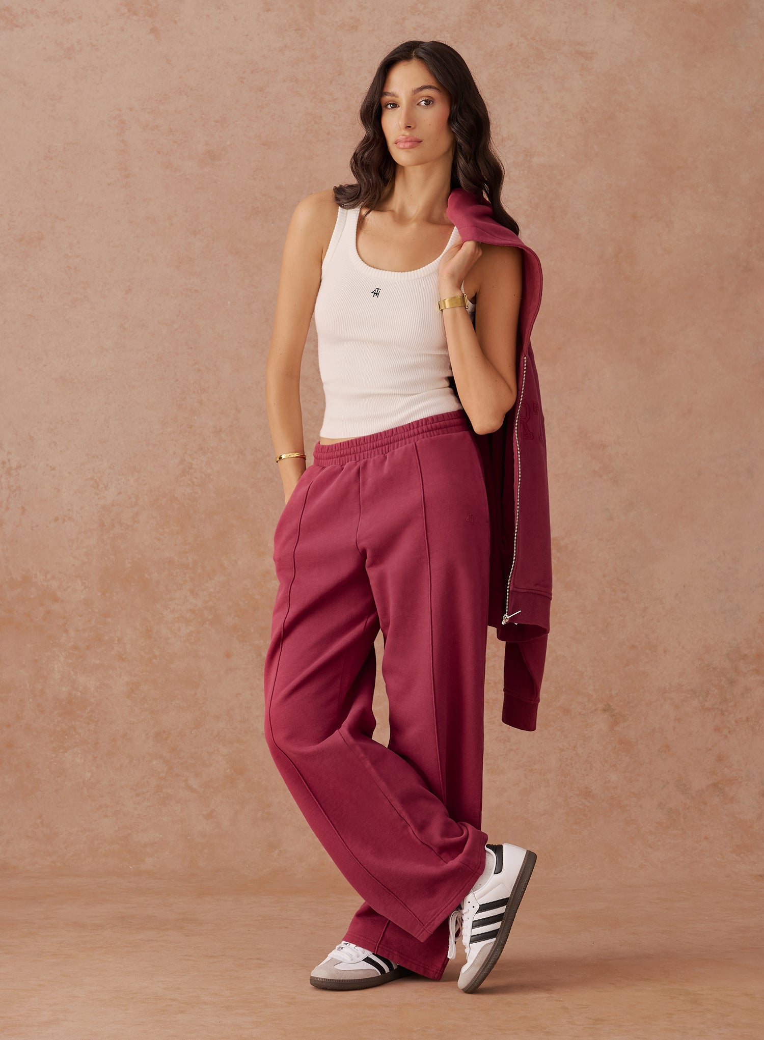 Berry 4th Wide Leg Branded Joggers